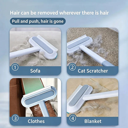 4 in 1 Multifunctional Pet Hair Removal Tool Reusable Lint Remover Cat Dog Fur Cleaner for Sofa Couch Car Clothes Carpet Bed