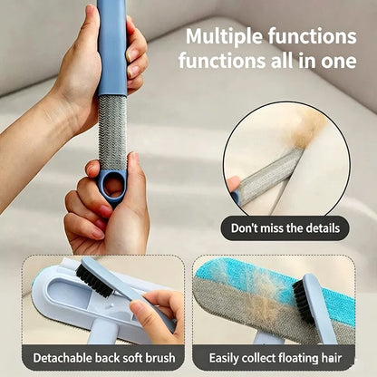 4 in 1 Multifunctional Pet Hair Removal Tool Reusable Lint Remover Cat Dog Fur Cleaner for Sofa Couch Car Clothes Carpet Bed